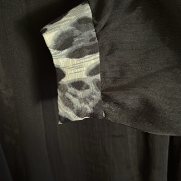 Pretty Angel Whimsygoth Animal Print Blouse – Size S – Silk Blend Y2K grunge - Picture 14 of 17